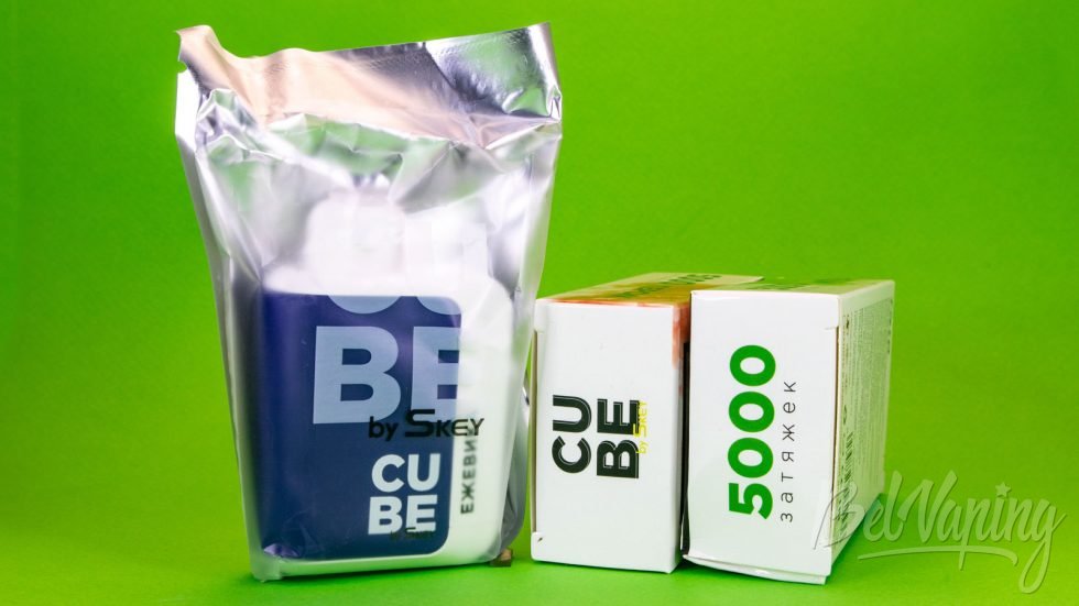 Обзор одноразок SKEY CUBE 5000 - упаковка