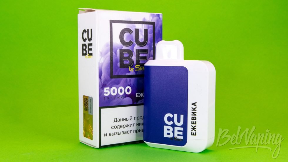 Обзор одноразок SKEY CUBE 5000 - вкус ЕЖЕВИКА