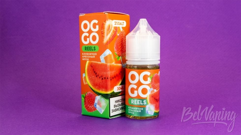 Обзор жидкостей OGGO REELS - вкус КЛУБНИЧНО АРБУЗНЫЙ ФРЕШ