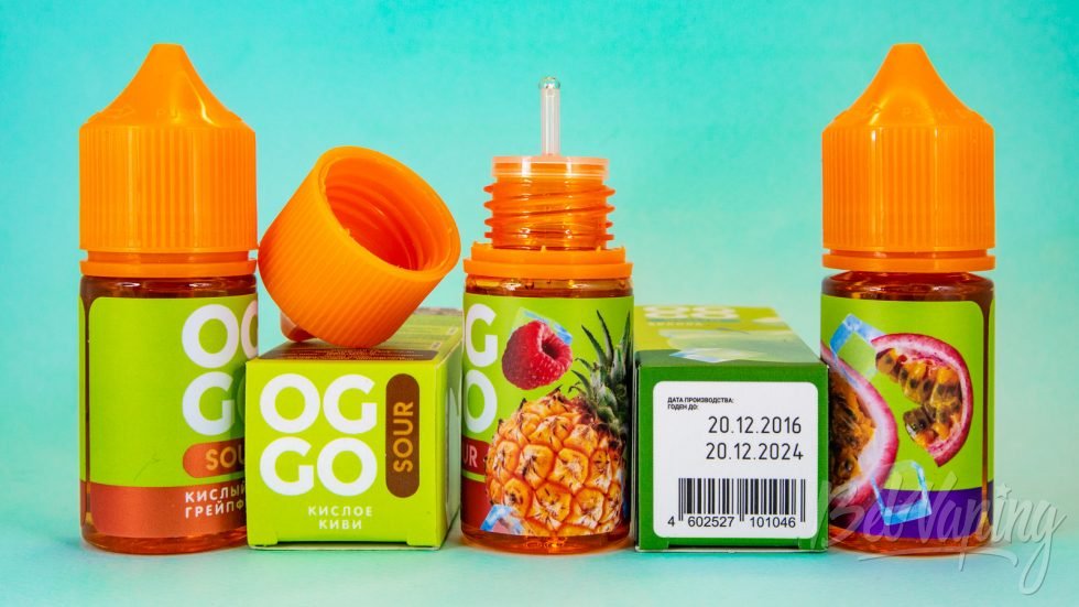 Обзор жидкостей OGGO SOUR - флаконы и этикетки