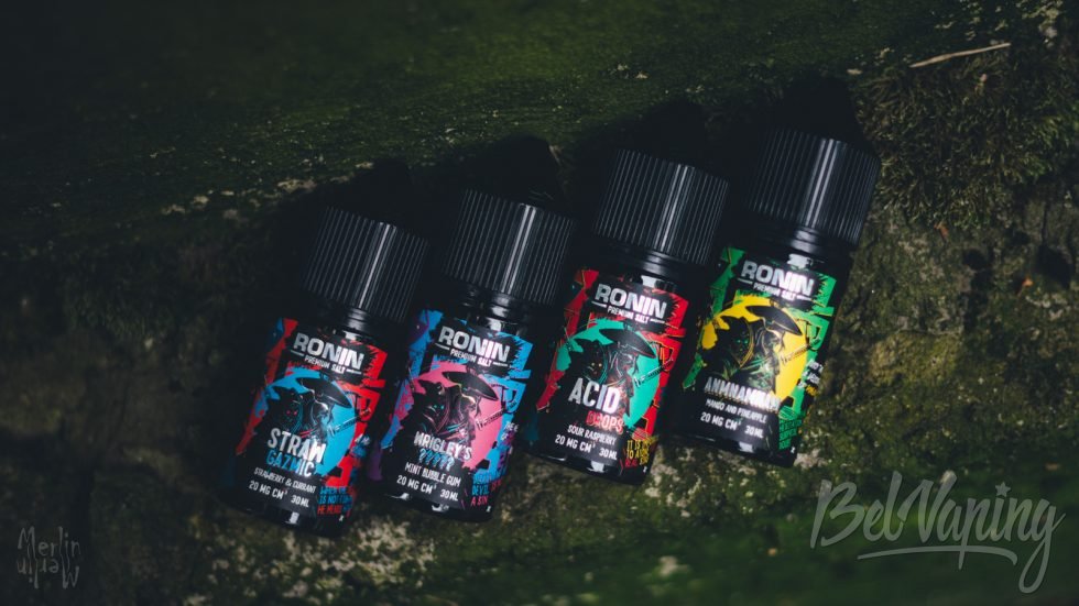 Ronin Lab обзор жидкости Premium Salt флаконы