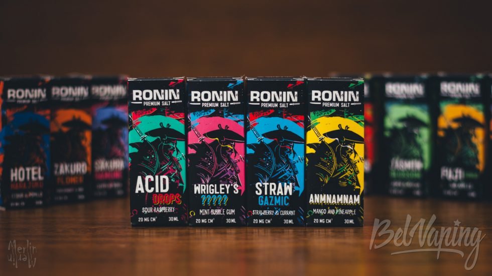 Ronin Lab обзор жидкости Premium Salt коробки