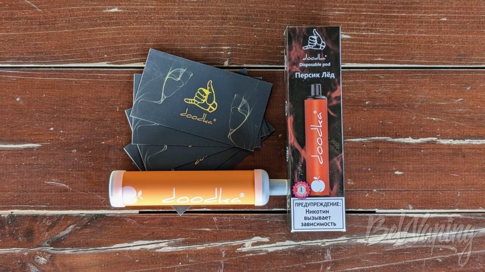 Одноразка Doodka TENX-A Персик-лёд