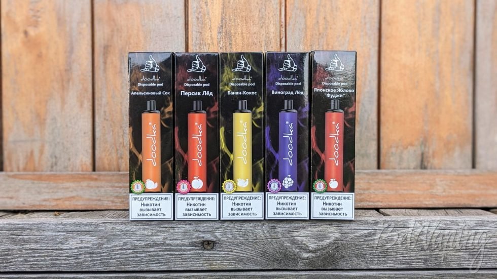 Одноразки Doodka TENX-A на 3000 затяжек