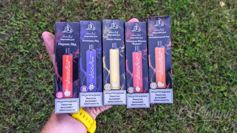 Одноразки Doodka TENX-A в руке