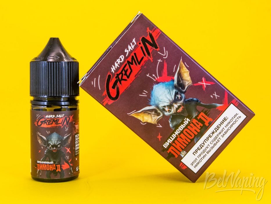 Обзор жидкостей GREMLIN от ZEF Vape - вкус ВИШНЁВЫЙ ЛИМОНАД
