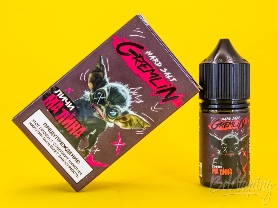 Обзор жидкостей GREMLIN от ZEF Vape - вкус ЛИЧИ МАЛИНА