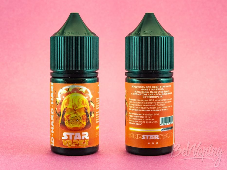 Обзор жидкостей STAR VAPES - вкус PINE STAR FRUIT