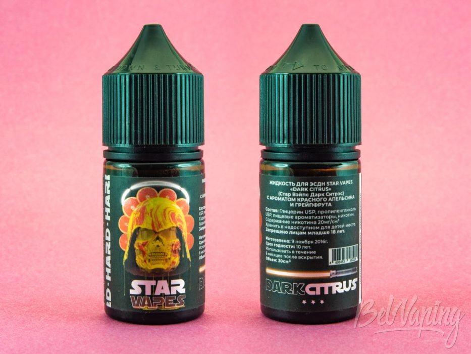 Обзор жидкостей STAR VAPES - вкус DARK CITRUS