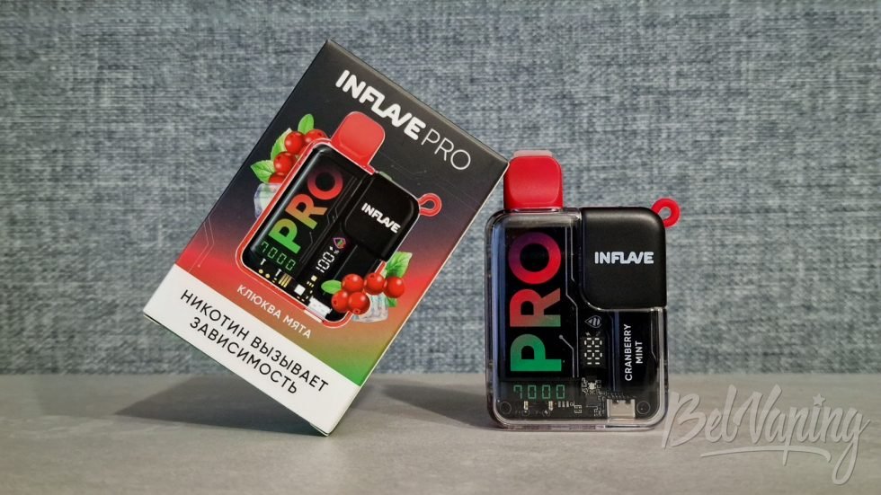 Одноразки Inflave Pro 7000 Cranberry Mint