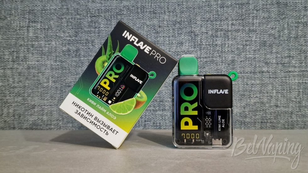 Одноразки Inflave Pro 7000 Kiwi Lime Aloe