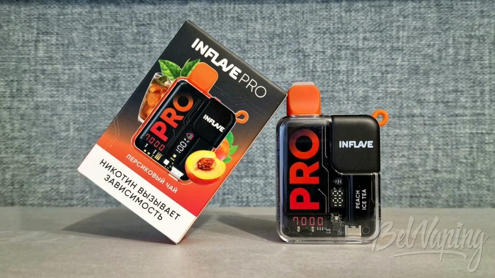 Одноразки Inflave Pro 7000 Peach Ice Tea