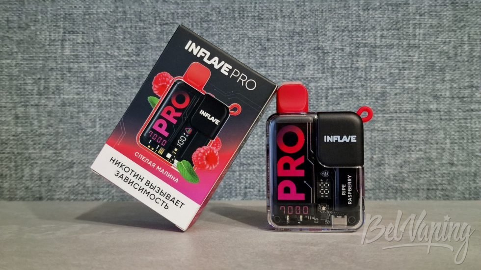 Одноразки Inflave Pro 7000 Ripe Raspberry