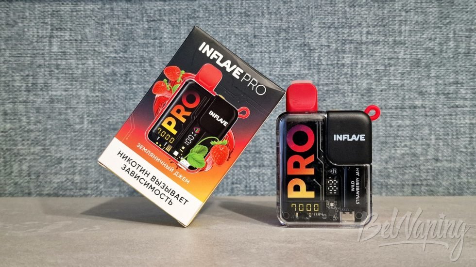 Одноразки Inflave Pro 7000 Wild Strawberry Jam