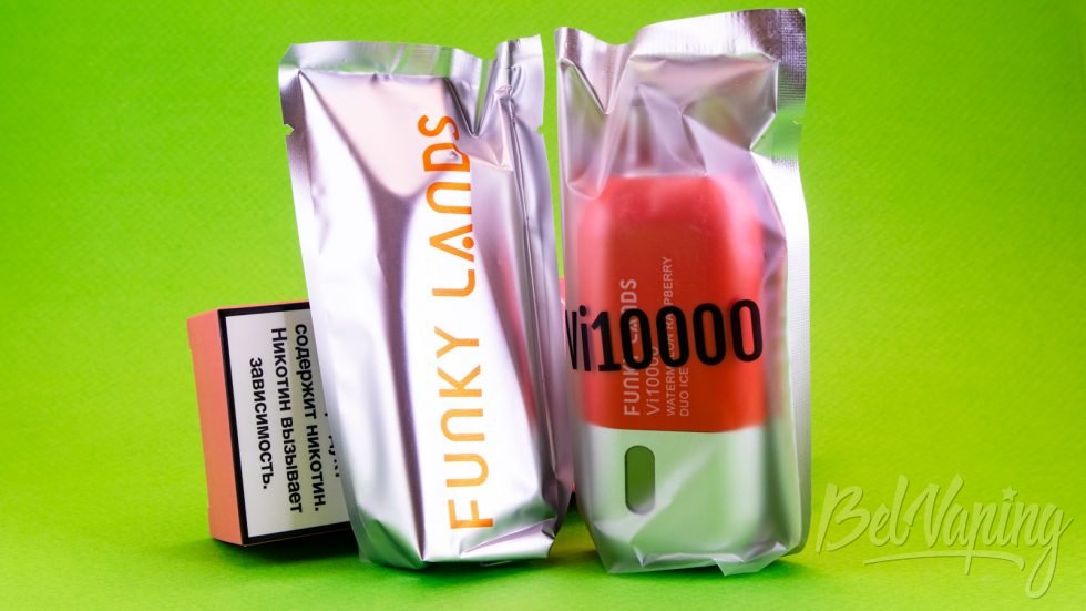 Обзор одноразок FUNKY LANDS Vi10000 - упаковка