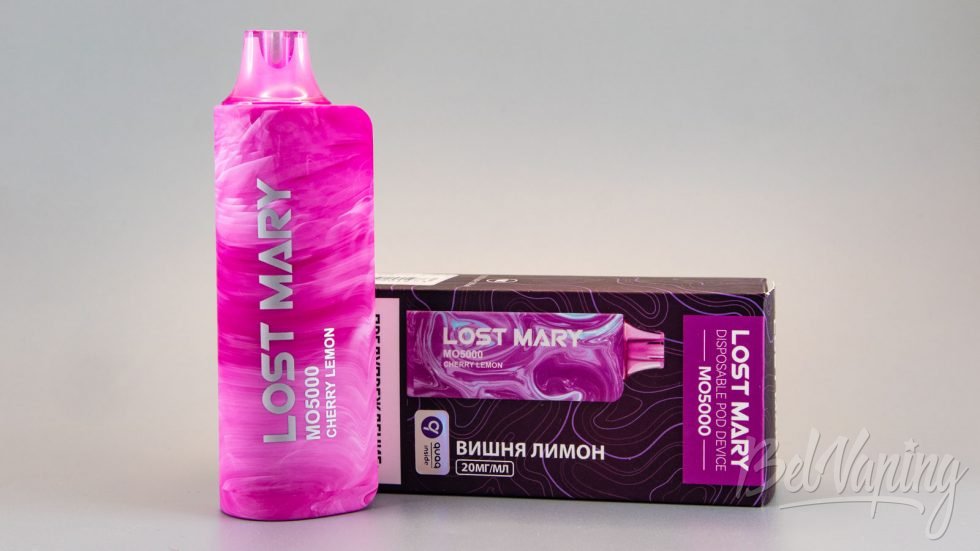 Обзор одноразок LOST MARY MO5000 - вкус ВИШНЯ ЛИМОН