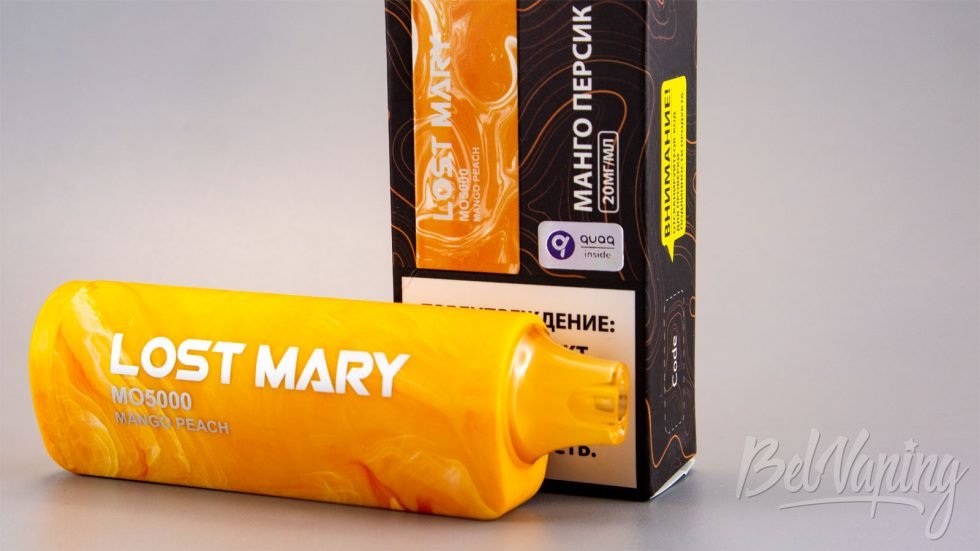 Обзор одноразок LOST MARY MO5000 - вкус МАНГО ПЕРСИК