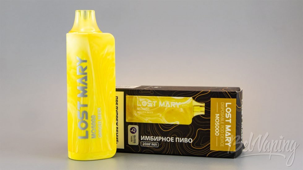 Обзор одноразок LOST MARY MO5000 - вкус ИМБИРНОЕ ПИВО