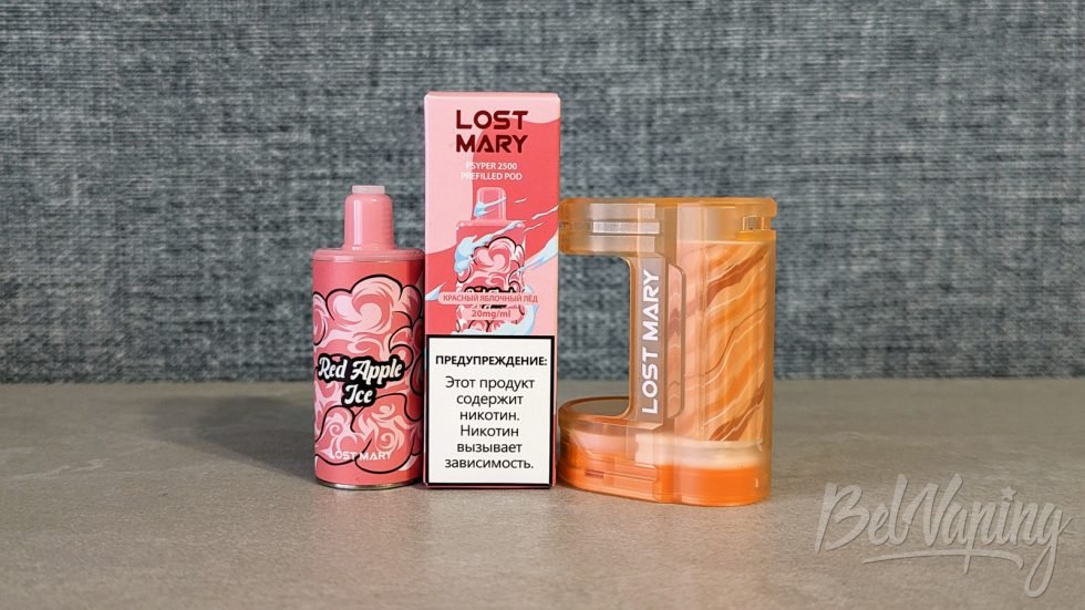 Картридж Red Apple Ice для Lost Mary Psyper - красный яблочный лед
