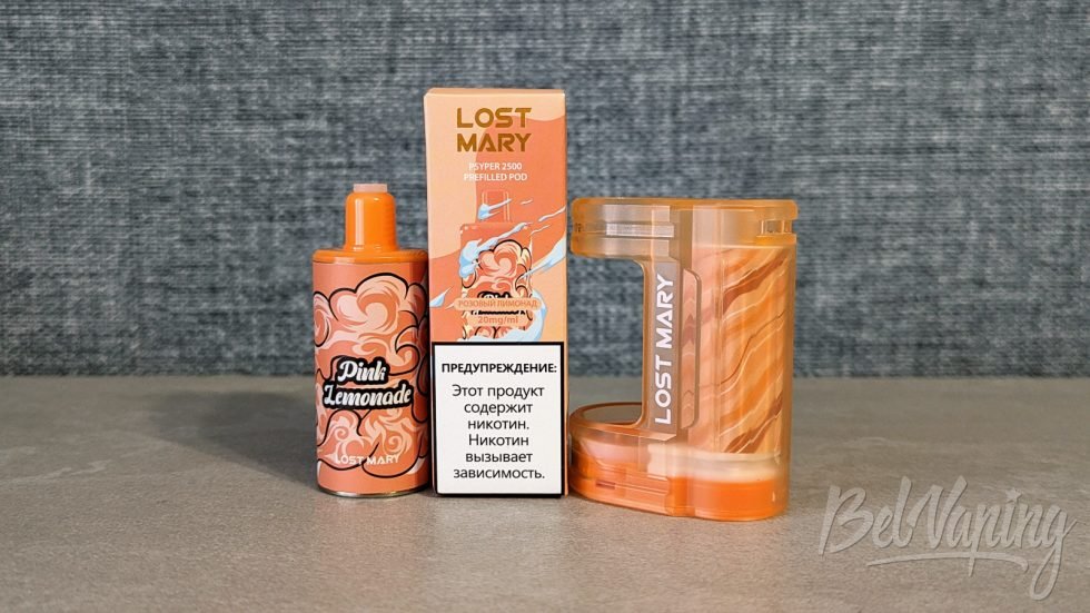 Картридж Pink Lemonade для Lost Mary Psyper - розовый лимонад