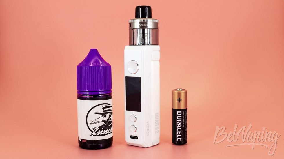Обзор набора DRAG S2 от Voopoo - сравнение размеров