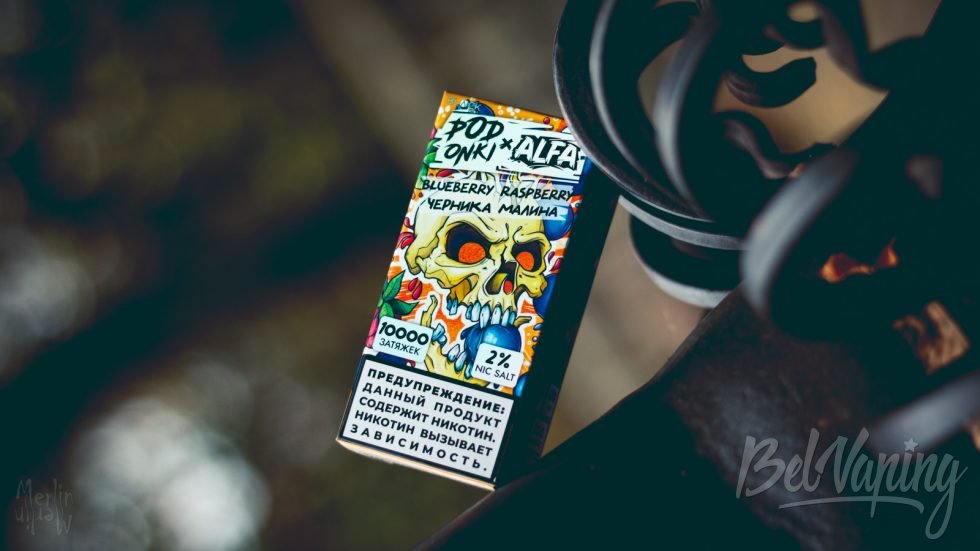 Одноразка PODONKI x ALFA Blueberry Raspberry
