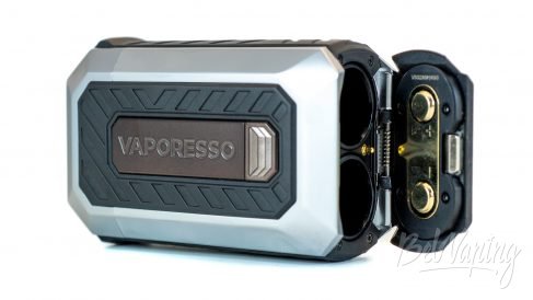 Обзор набора ARMOUR MAX от VAPORESSO - батарейный отсек