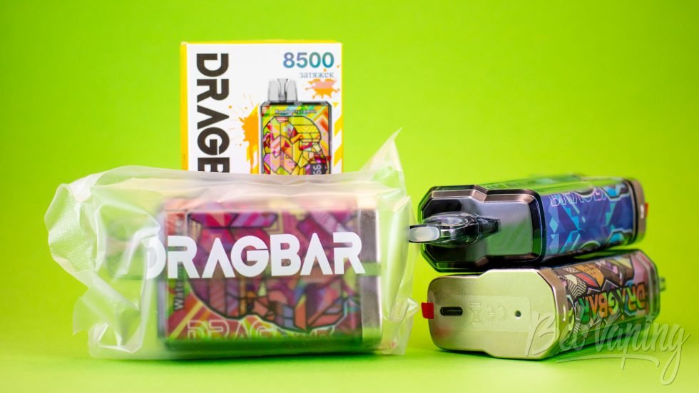 Обзор одноразок DRAGBAR B8500 - упаковка