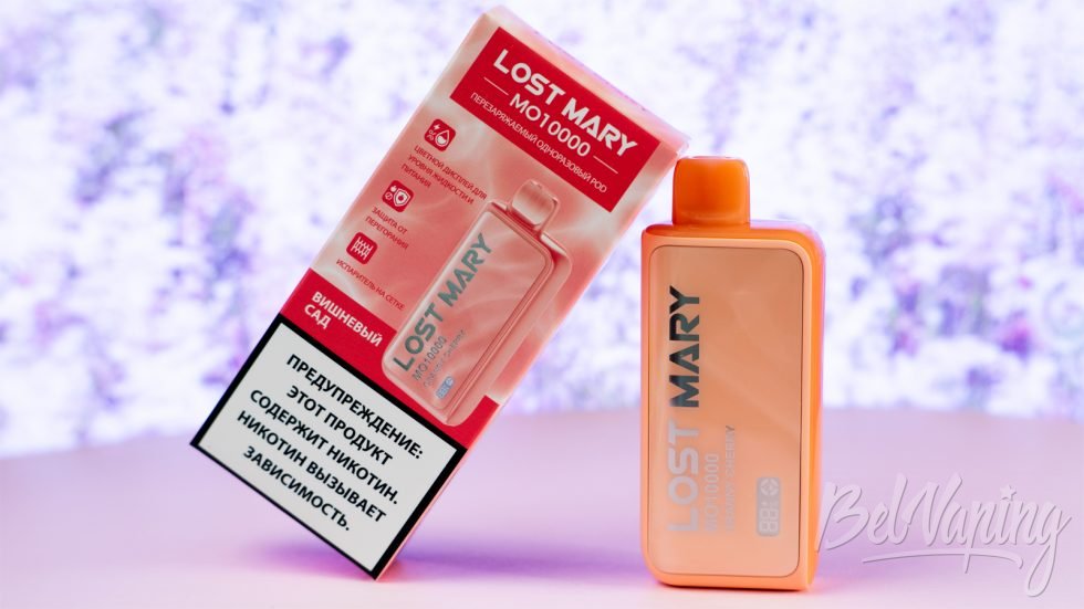 Обзор одноразок LOST MARY MO10000 - вкус ВИШНЁВЫЙ САД
