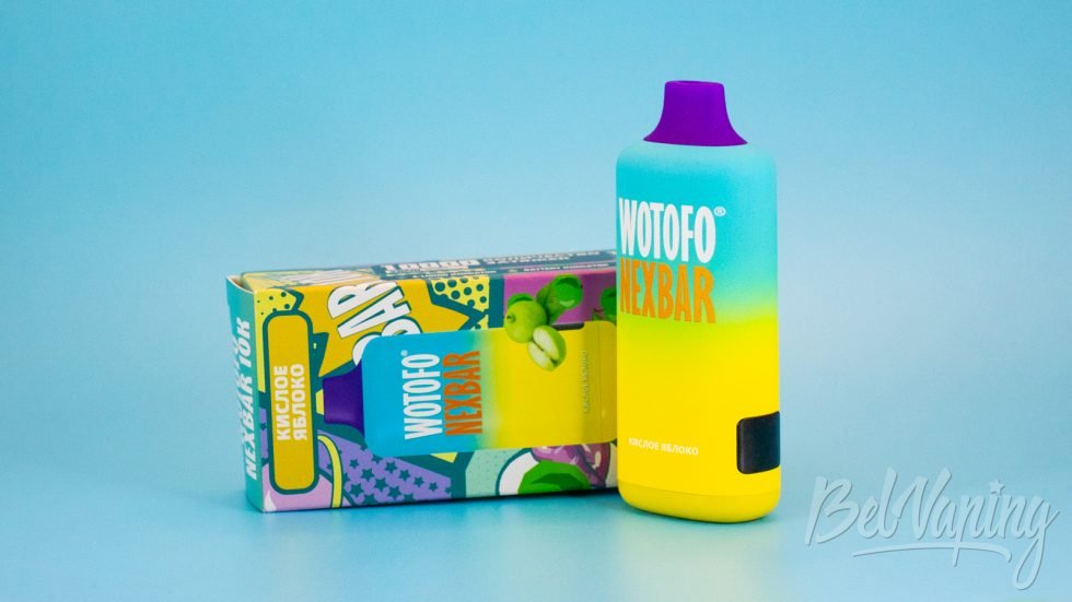 Обзор одноразок NEXBAR 10K от WOTOFO - вкус КИСЛОЕ ЯБЛОКО