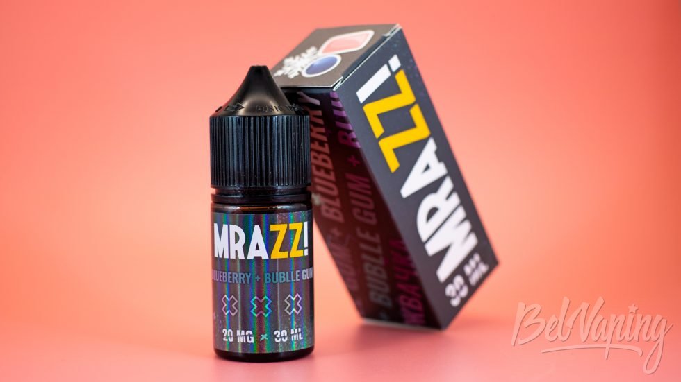 Обзор жидкостей MRAZZ! - вкус BLUBERRY + BUBBLE GUM