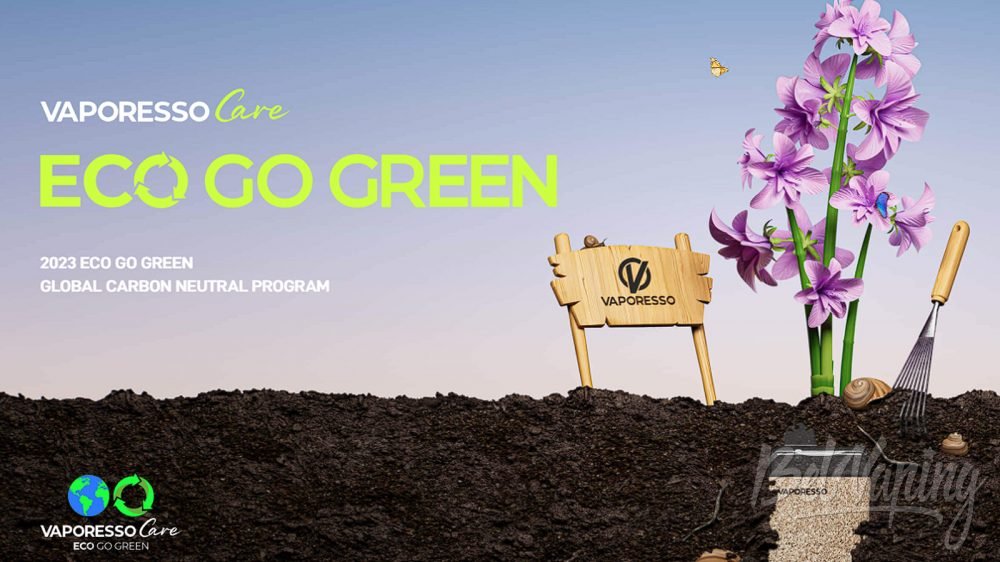 VAPORESSO CARE ECO GO GREEN — глобальная программа снижения выбросов