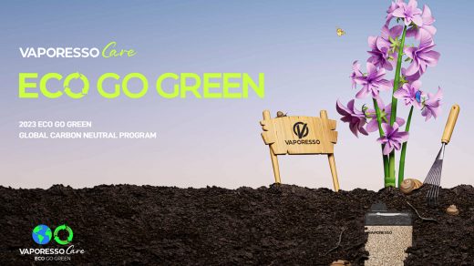 VAPORESSO CARE ECO GO GREEN — глобальная программа снижения выбросов