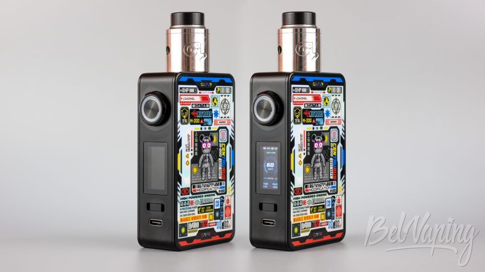 Обзор модаCENTAURUS M200 от Lost Vape - вид с испарителем