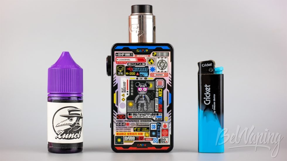 Обзор модаCENTAURUS M200 от Lost Vape - сравнение размеров