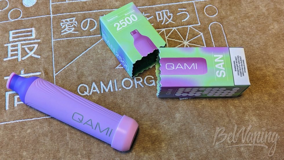 Одноразка QAMI SAN 2500 Энергетик виноград