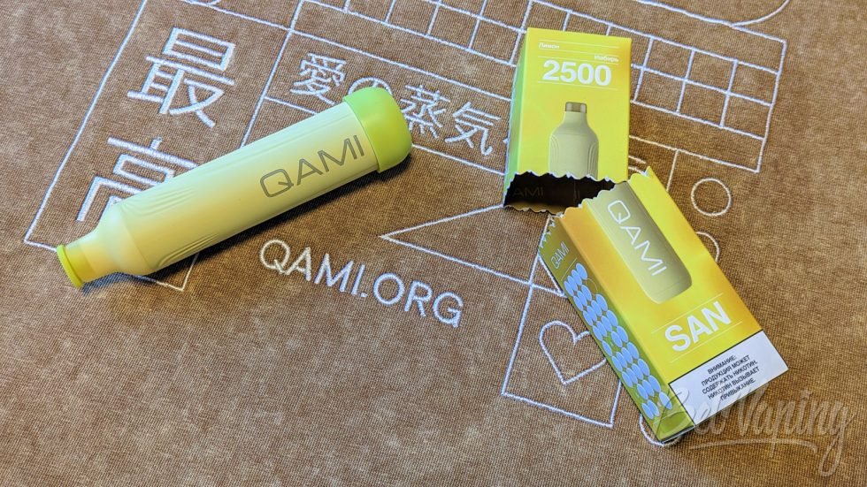 Одноразка QAMI SAN 2500 Лимон имбирь
