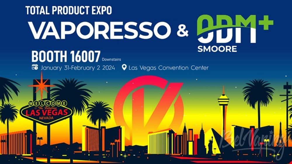 VAPORESSO и SMOORE ODM+ на выставке Total Product Expo в Лас-Вегасе