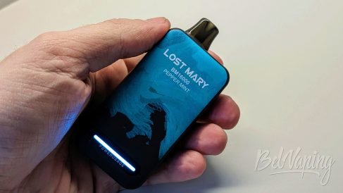 Внешний вид одноразки Lost Mary BM16000 в руке
