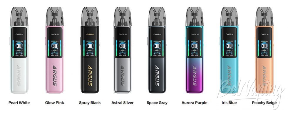 Обзор пода ARGUS G2 от Voopoo - варианты расцветок