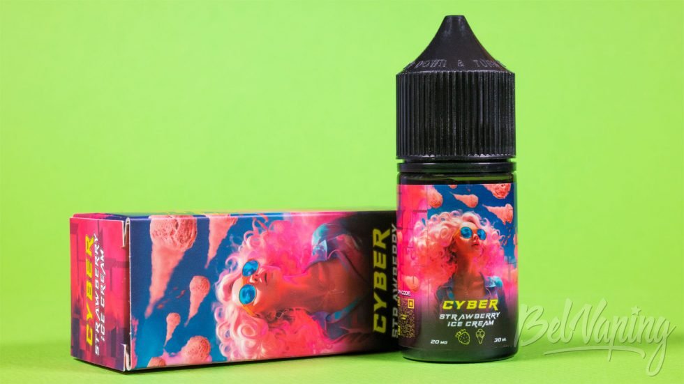 Обзор жидкости CYBER от Cyber Labs - вкус STRAWBERRY ICE CREAM