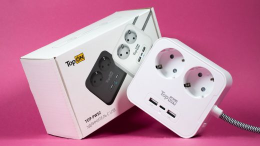Обзор удлинителя с USB TopON TOP-PWS2