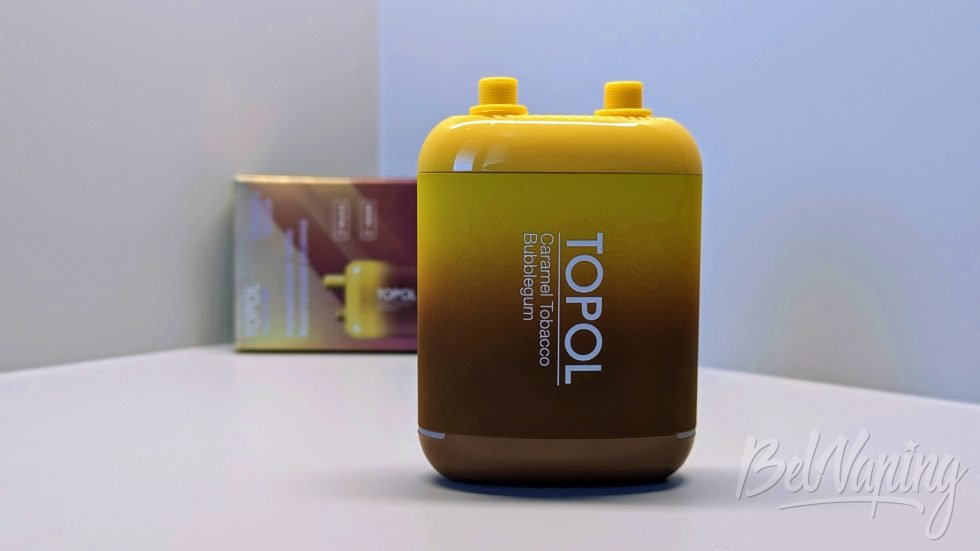Одноразка TOPOL Gemini Bar 10000 Caramel Tobacco