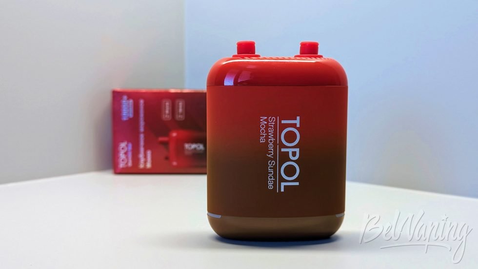 Одноразка TOPOL Gemini Bar 10000 Strawberry Sundae Mocha
