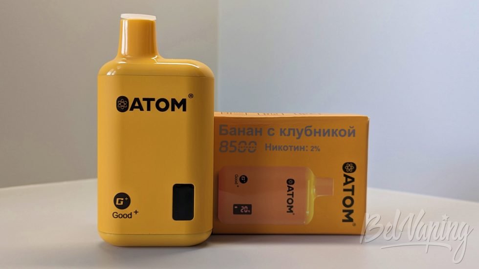 Одноразка Atom Good+ 8500 Банан с клубникой