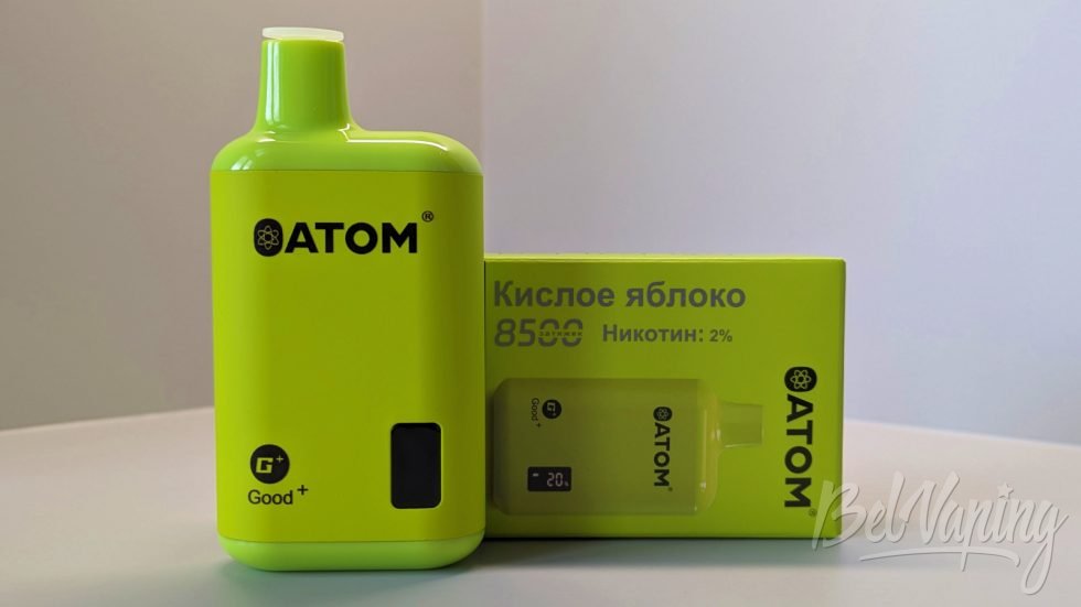 Одноразка Atom Good+ 8500 Кислое яблоко