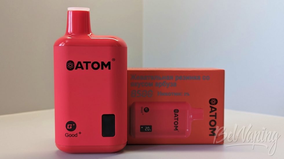 Одноразка Atom Good+ 8500 Жевательная резинка со вкусом арбуза