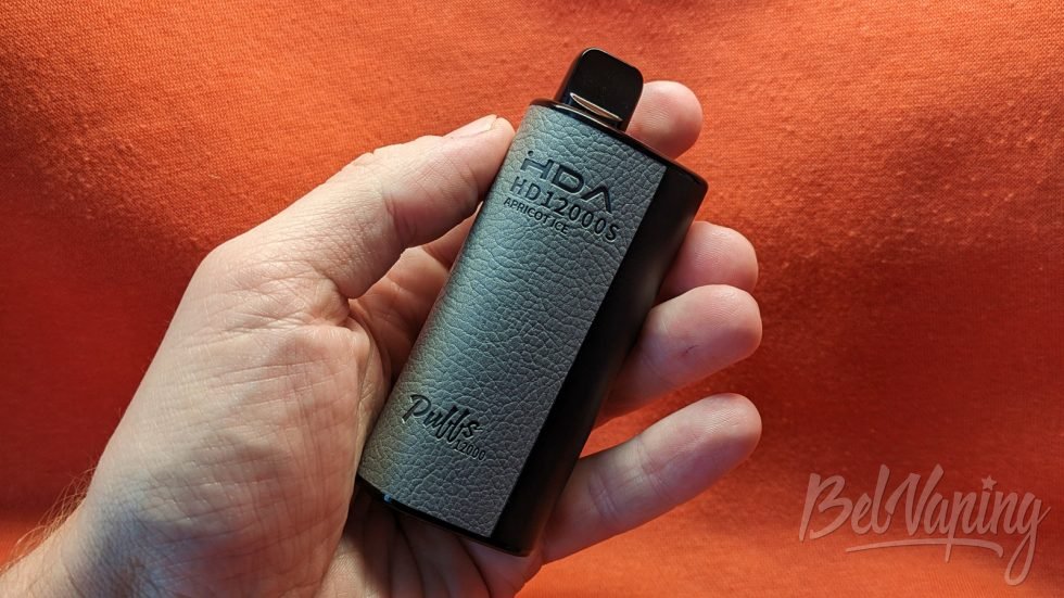 Внешний вид одноразки HDA HD12000S в руке
