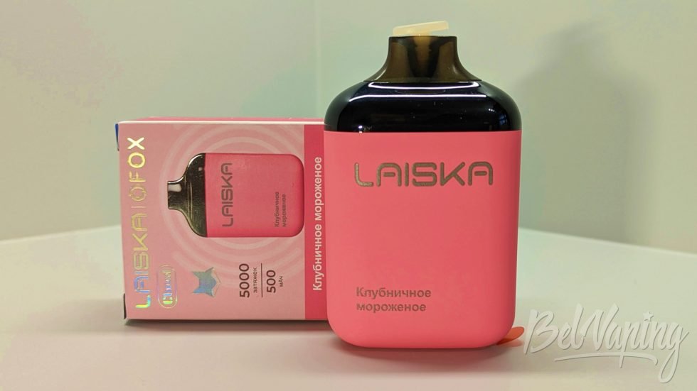 Одноразка Laiska Ofox Cloud 5000 Клубничное мороженое