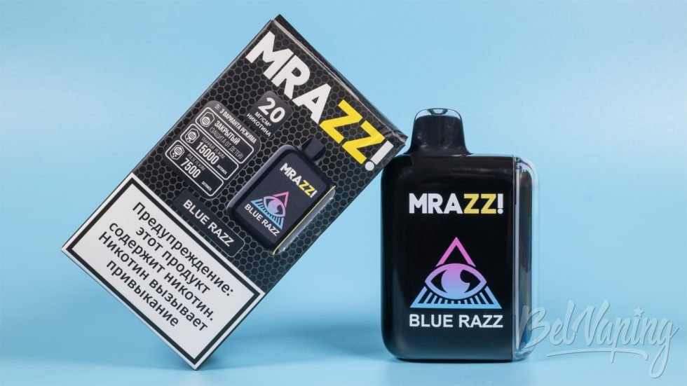 Обзор одноразок MRAZZ 7500-15000 - вкус BLUE RAZZ
